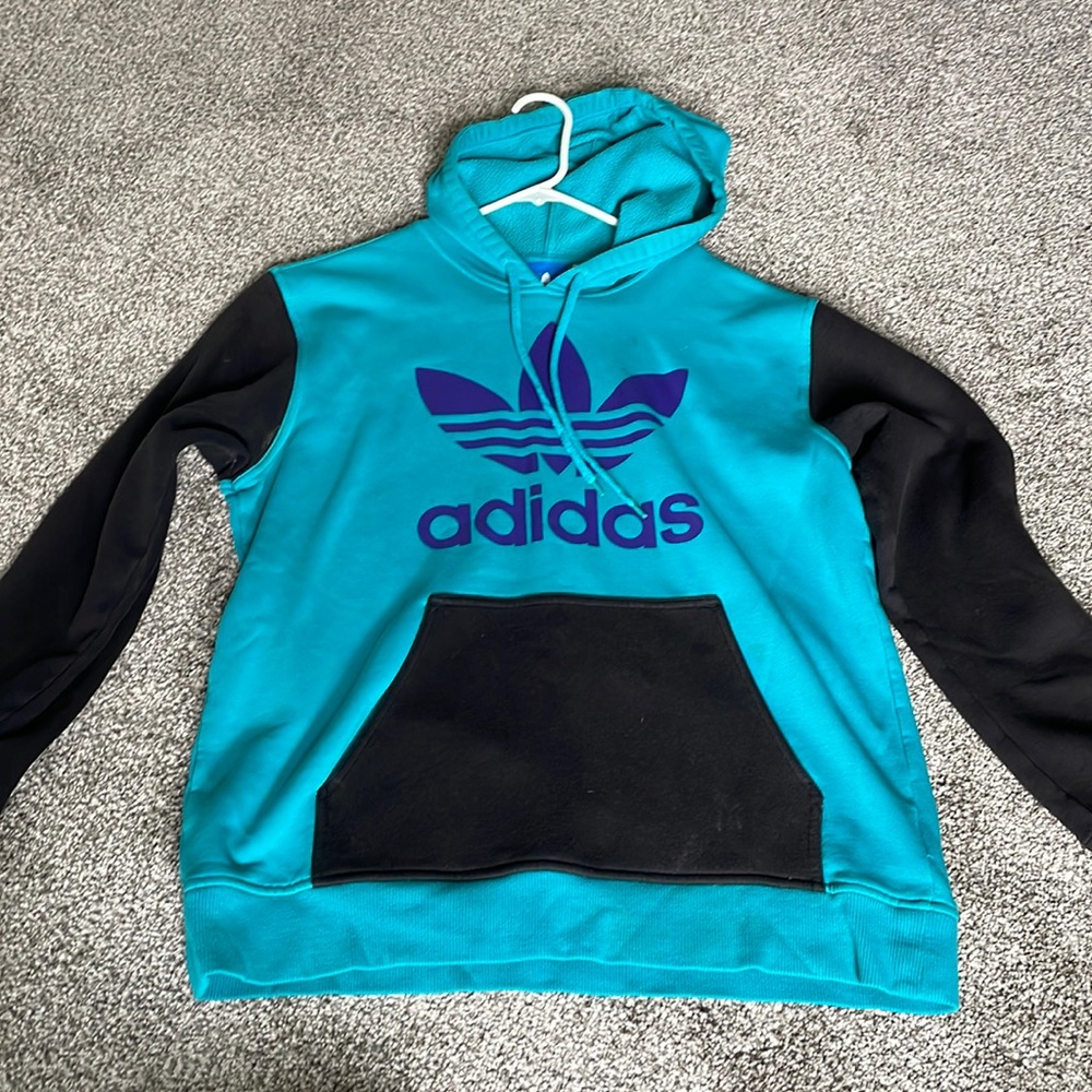 Adidas Colorblock Trefoil Hoodie